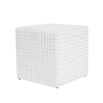 HomePop Square Ottoman - Upholstered Fabric