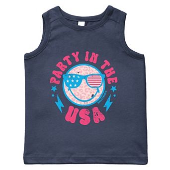 SmileyWorld Party In The USA - Toddler Graphic Tank