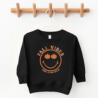 SmileyWorld Fall Vibes - Toddler Graphic Sweatshirt