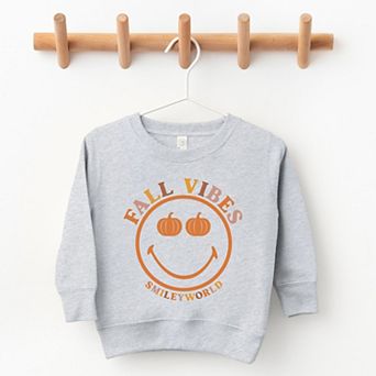 SmileyWorld Fall Vibes - Toddler Graphic Sweatshirt