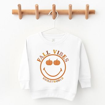 SmileyWorld Fall Vibes - Toddler Graphic Sweatshirt