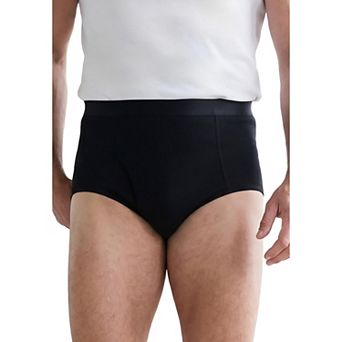 KingSize Men's Big & Tall 5-Pack Full Cut Cotton Brief