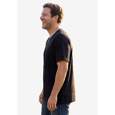 KingSize Men's Big & Tall Double-Tipped T-Shirt
