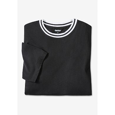 KingSize Men's Big & Tall Double-Tipped T-Shirt