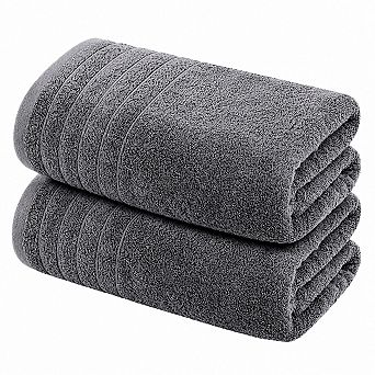 2 Pack Super Soft Cotton Bath Sheets Lightweight Quick Dry Absorbent