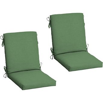 2-Pack Outdoor Patio Dining Chair Cushion, Rain-Proof Seat Pad, Fade-Resistant Outdoor Cushion