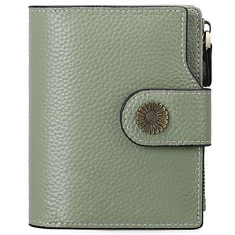 Women's Lightweight Genuine Leather RFID Blocking Wallet with Card Holders