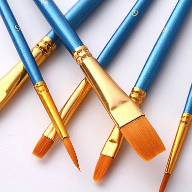 10 Artist Paint Brushes Set for Watercolor Painting