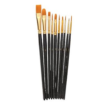 10 Artist Paint Brushes Set for Watercolor Painting