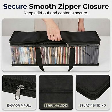 Thick PVC storage bag with zipper handle for clothes, dolls, books