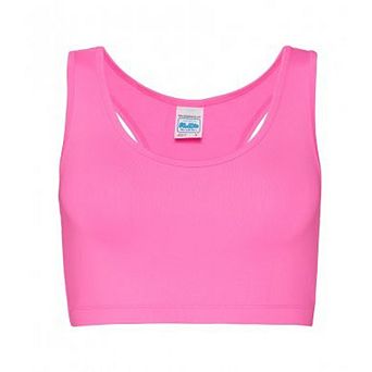 AWDis Just Cool Womens/Ladies Sleeveless Girlie Sports Crop Top