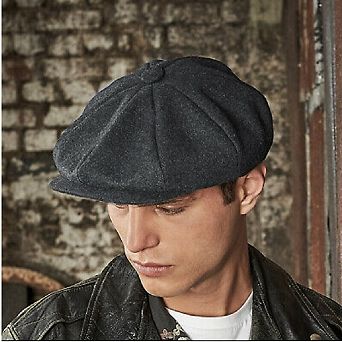 Beechfield Unisex Adults Melton Wool Baker Boy Cap