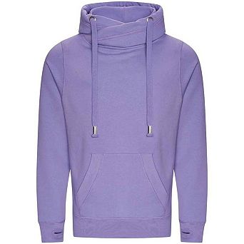 Awdis Unisex Adult Crossover Collar Hoodie