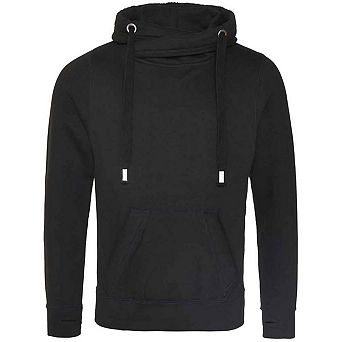 Awdis Unisex Adult Crossover Collar Hoodie