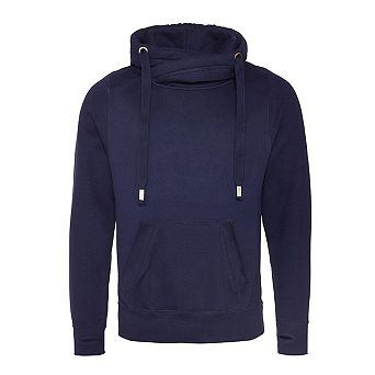 Awdis Unisex Adult Crossover Collar Hoodie