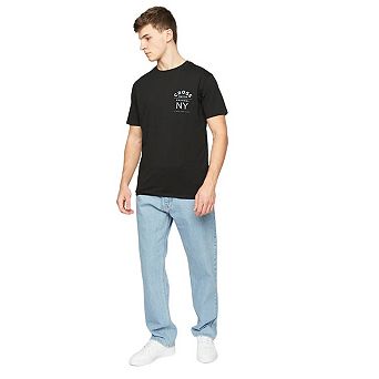 Crosshatch Mens Tillman Stone Wash Baggy Jeans