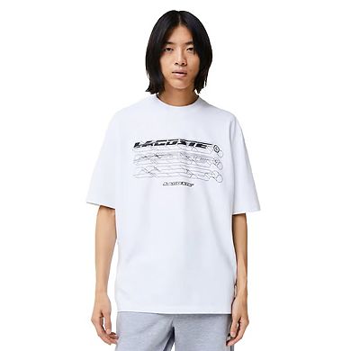 Lacoste Mens Cotton Loose Fit T-Shirt