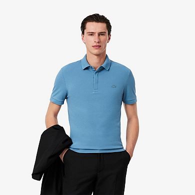 Lacoste Mens Paris Piqué Stretch Regular Polo Shirt