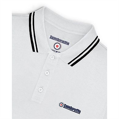 Lambretta Mens Tipped Polo Shirt