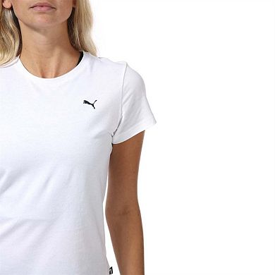 Puma Womens/Ladies Small Logo Cotton T-Shirt