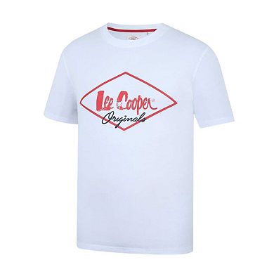 Lee Cooper Mens Originals Logo T-Shirt