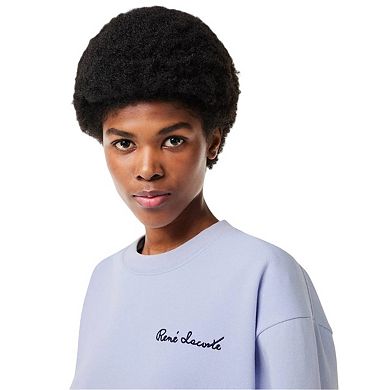 Lacoste Womens/Ladies Lettering Relaxed Fit Sweatshirt