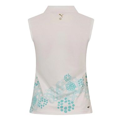 Puma Womens/Ladies Graphic Print Half Zip Polo Shirt