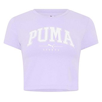 Puma Womens/Ladies Squad Cropped T-Shirt