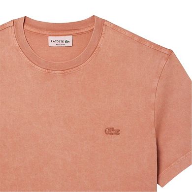 Lacoste Mens Logo Crew Neck Regular T-Shirt
