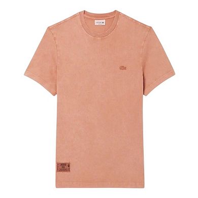 Lacoste Mens Logo Crew Neck Regular T-Shirt