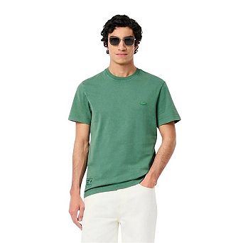 Lacoste Mens Logo Crew Neck Regular T-Shirt