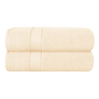 700 GSM 2-Pack Oversized Bath Sheets 35x70 100% Combed Cotton Hotel Spa Quality Ultra Soft Highly