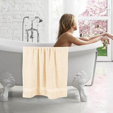 700 GSM 2-Pack Oversized Bath Sheets 35x70 100% Combed Cotton Hotel Spa Quality Ultra Soft Highly