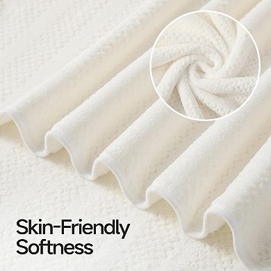 4 Pack Bath Towels 31x63 Inches Extra Large Soft Absorbent Quick Dry Lightweight for Spa Pool Gym