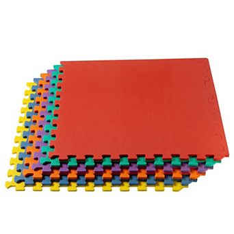 1/2 Inch Thick Multipurpose EVA Foam Floor Tiles Interlocking Mat for Gym Home Yoga Playrooms