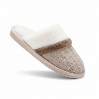 Cozy Fuzzy Indoor Outdoor Slippers for Women, Memory Foam Anti-Skid House Shoes, Ideal Gift for Mom