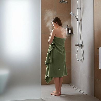 2 Pack Microfiber Bath Towels Oversized Ultra Soft Absorbent Fast Drying for Yoga Sauna Travel