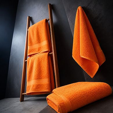 4 Pack Pure Cotton Bath Towel Set Ultra Soft Highly Absorbent Quick Dry