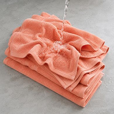 6 Pack Small Bath Towel Set Quick Dry Absorbent Multi Purpose