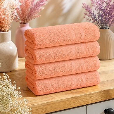 6 Pack Small Bath Towel Set Quick Dry Absorbent Multi Purpose