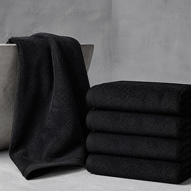 4 Pack Cotton Viscose Bath Towels Soft Absorbent Quick Drying Daily Use