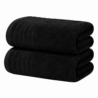 2 Pack Extra Large Super Soft Absorbent Quick Dry Bath Sheets
