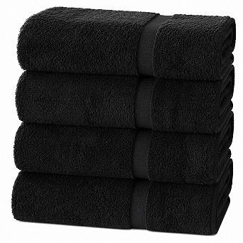4 pc Luxury Bath Towel Set Soft Absorbent Durable Spa Quality