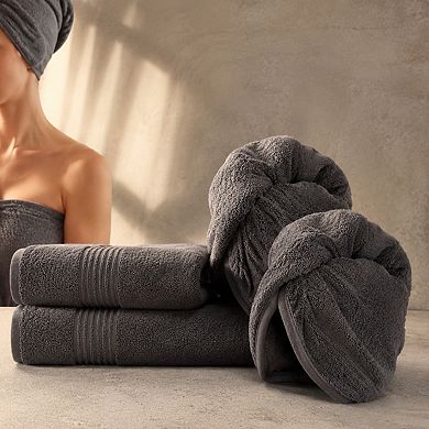 4 Pack Extra Large Super Soft Absorbent Quick Dry Cotton Bath Towels