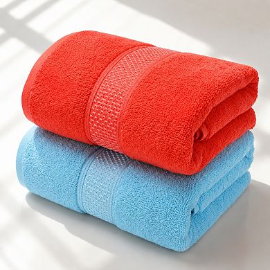 500GSM Premium Cotton Bath Towel Set Super Absorbent Quick Drying Soft