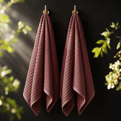 2 Pack Ultra Soft Absorbent Quick Dry Premium Cotton Bath Towels
