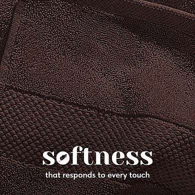 8 Piece Luxury Cotton Bathroom Towel Set Highly Absorbent Quick Dry