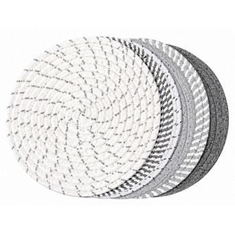 10 Inch Cotton Trivets Set Heat Resistant Farmhouse Kitchen Pads
