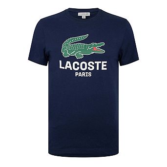 Lacoste Mens Paris Logo T-Shirt
