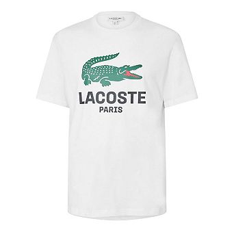 Lacoste Mens Paris Logo T-Shirt